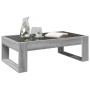 Mesa de centro con Infinity LED gris Sonoma 90x53x30 cm by , Coffee table - Ref: Foro24-847642, Price: 113,41 €, Discount: %