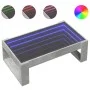 Mesa de centro con Infinity LED gris hormigón 90x53x30 cm de , Mesas de centro - Ref: Foro24-847640, Precio: 114,85 €, Descue...