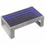 Mesa de centro con Infinity LED gris hormigón 90x53x30 cm by , Coffee table - Ref: Foro24-847640, Price: 116,72 €, Discount: %