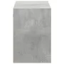 Mueble de TV de pared con luces LED gris hormigón 100x31x45 cm de , Muebles TV - Ref: Foro24-852295, Precio: 72,56 €, Descuen...