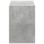 Mueble de TV de pared con luces LED gris hormigón 100x31x45 cm by , TV Furniture - Ref: Foro24-852295, Price: 73,46 €, Discou...