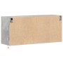 Wand-TV-Möbel mit LED-Lichtern in Betongrau 100x31x45 cm von , TV-Möbel - Ref: Foro24-852295, Preis: 73,46 €, Rabatt: %