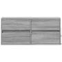 Wand-TV-Möbel mit LED-Lichtern in Sonoma-Grau 100x31x45 cm von , TV-Möbel - Ref: Foro24-852297, Preis: 76,91 €, Rabatt: %