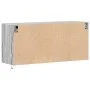 Wand-TV-Möbel mit LED-Lichtern in Sonoma-Grau 100x31x45 cm von , TV-Möbel - Ref: Foro24-852297, Preis: 76,91 €, Rabatt: %