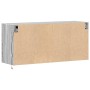Wand-TV-Möbel mit LED-Lichtern in Sonoma-Grau 100x31x45 cm von , TV-Möbel - Ref: Foro24-852297, Preis: 77,91 €, Rabatt: %