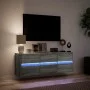 TV-Wandmöbel mit LED-Lichtern in Sonoma-Grau 130x31x45 cm von , TV-Möbel - Ref: Foro24-852304, Preis: 100,37 €, Rabatt: %