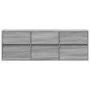 TV-Wandmöbel mit LED-Lichtern in Sonoma-Grau 130x31x45 cm von , TV-Möbel - Ref: Foro24-852304, Preis: 100,37 €, Rabatt: %