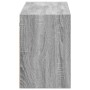 Mueble de TV de pared con luces LED gris Sonoma 130x31x45 cm de , Muebles TV - Ref: Foro24-852304, Precio: 104,74 €, Descuent...