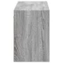TV-Wandmöbel mit LED-Lichtern in Sonoma-Grau 130x31x45 cm von , TV-Möbel - Ref: Foro24-852304, Preis: 100,37 €, Rabatt: %