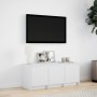 TV-Möbel mit LED-Beleuchtung aus weißem Ingenieurholz 97x34x40 cm von , TV-Möbel - Ref: Foro24-852236, Preis: 72,19 €, Rabatt: %