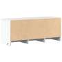 TV-Möbel mit LED-Beleuchtung aus weißem Ingenieurholz 97x34x40 cm von , TV-Möbel - Ref: Foro24-852236, Preis: 72,19 €, Rabatt: %