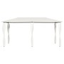 Cenador con cubiertas de postes crema 3x6x2,6 m 160 g/m² de vidaXL, Carpas y cenadores - Ref: Foro24-313617, Precio: 274,89 €...