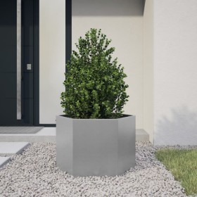 Jardinera hexagonal acero galvanizado 69x60x45 cm de , Maceteros y jardineras - Ref: Foro24-851127, Precio: 64,35 €, Descuent...