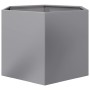 Jardinera hexagonal acero galvanizado 69x60x45 cm by , Pots and planters - Ref: Foro24-851127, Price: 64,35 €, Discount: %