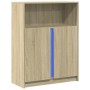 Sideboard mit LED-Beleuchtung aus Eichenholz in Sonoma-Optik 77x34x100 cm von , Sideboards - Ref: Foro24-852147, Preis: 81,18...
