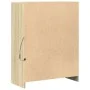 Aparador con LED madera de ingeniería roble Sonoma 77x34x100 cm de , Aparadores - Ref: Foro24-852147, Precio: 80,11 €, Descue...