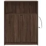 Aparador con LED madera ingeniería marrón roble 77x34x100 cm de , Aparadores - Ref: Foro24-852151, Precio: 78,01 €, Descuento: %