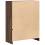 Aparador con LED madera ingeniería marrón roble 77x34x100 cm de , Aparadores - Ref: Foro24-852151, Precio: 78,01 €, Descuento: %