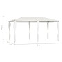 Cenador con cubiertas de postes crema 3x6x2,6 m 160 g/m² de vidaXL, Carpas y cenadores - Ref: Foro24-313617, Precio: 274,89 €...