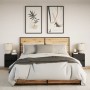 Muebles de TV de pared con luces LED 2 uds negro 41x31x45 cm de , Muebles TV - Ref: Foro24-852274, Precio: 116,03 €, Descuent...
