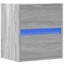Wand-TV-Möbel mit LED-Lichtern in Sonoma-Grau 41x31x45 cm von , TV-Möbel - Ref: Foro24-852281, Preis: 57,72 €, Rabatt: %