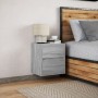 Mueble de TV de pared con luces LED gris Sonoma 41x31x45 cm de , Muebles TV - Ref: Foro24-852281, Precio: 60,75 €, Descuento: %