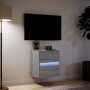 Mueble de TV de pared con luces LED gris Sonoma 41x31x45 cm de , Muebles TV - Ref: Foro24-852281, Precio: 60,75 €, Descuento: %