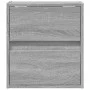 Mueble de TV de pared con luces LED gris Sonoma 41x31x45 cm by , TV Furniture - Ref: Foro24-852281, Price: 57,72 €, Discount: %