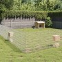 Recinto corral animales 48 paneles hierro galvanizado 54x80 cm by , Cages and habitats for small animals - Ref: Foro24-332134...