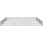 Recinto corral animales 48 paneles hierro galvanizado 54x80 cm by , Cages and habitats for small animals - Ref: Foro24-332134...