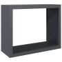 Leñero de acero gris antracita 100x40x80 cm by , Firewood bags and holders - Ref: Foro24-850977, Price: 137,77 €, Discount: %