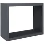 Holzregal aus anthrazitgrauem Stahl 100x40x80 cm von , Brennholztaschen und -halter - Ref: Foro24-850977, Preis: 134,96 €, Ra...