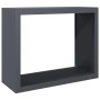 Leñero de acero gris antracita 100x40x80 cm by , Firewood bags and holders - Ref: Foro24-850977, Price: 137,77 €, Discount: %