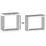 Holzregal aus anthrazitgrauem Stahl 100x40x80 cm von , Brennholztaschen und -halter - Ref: Foro24-850977, Preis: 134,96 €, Ra...