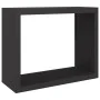 Schwarzer Stahlholzständer 100x40x80 cm von , Brennholztaschen und -halter - Ref: Foro24-850975, Preis: 129,18 €, Rabatt: %