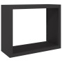 Schwarzer Stahlholzständer 100x40x80 cm von , Brennholztaschen und -halter - Ref: Foro24-850975, Preis: 129,18 €, Rabatt: %