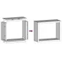 Leñero acero galvanizado 100x40x80 cm de , Bolsas y soportes de leña - Ref: Foro24-850980, Precio: 90,64 €, Descuento: %
