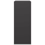 Leñero de acero negro 60x40x100 cm de , Bolsas y soportes de leña - Ref: Foro24-850989, Precio: 126,23 €