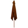 Garden umbrella with terracotta wooden pole 200x300 cm by vidaXL, Umbrellas - Ref: Foro24-313759, Price: 76,69 €, Discount: %