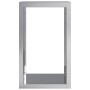 Leñero acero galvanizado 60x40x100 cm von , Brennholztaschen und -halter - Ref: Foro24-850994, Preis: 88,80 €, Rabatt: %