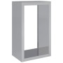 Leñero acero galvanizado 60x40x100 cm von , Brennholztaschen und -halter - Ref: Foro24-850994, Preis: 88,80 €, Rabatt: %