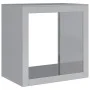 Leñero acero galvanizado 60x40x60 cm by , Firewood bags and holders - Ref: Foro24-851008, Price: 76,92 €, Discount: %