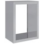 Leñero acero galvanizado 60x40x80 cm by , Firewood bags and holders - Ref: Foro24-851001, Price: 88,00 €, Discount: %