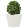 Jardineras 2 unidades acero blanco 30x30x30 cm by , Pots and planters - Ref: Foro24-851041, Price: 43,08 €, Discount: %