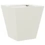 Jardineras 2 unidades acero blanco 30x30x30 cm by , Pots and planters - Ref: Foro24-851041, Price: 43,08 €, Discount: %