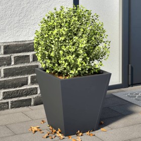 Jardineras 2 unidades acero gris antracita 30x30x30 cm von , Töpfe und Pflanzgefäße - Ref: Foro24-851043, Preis: 43,41 €, Rab...