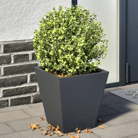 Jardineras 2 unidades acero gris antracita 30x30x30 cm de , Maceteros y jardineras - Ref: Foro24-851043, Precio: 42,42 €, Des...