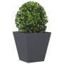 Jardineras 2 unidades acero gris antracita 30x30x30 cm von , Töpfe und Pflanzgefäße - Ref: Foro24-851043, Preis: 40,27 €, Rab...