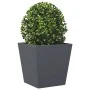 Jardineras 2 unidades acero gris antracita 40x40x40 cm de , Maceteros y jardineras - Ref: Foro24-851057, Precio: 67,29 €, Des...