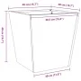 Jardinera de acero inoxidable 40x40x40 cm by , Pots and planters - Ref: Foro24-851060, Price: 57,66 €, Discount: %